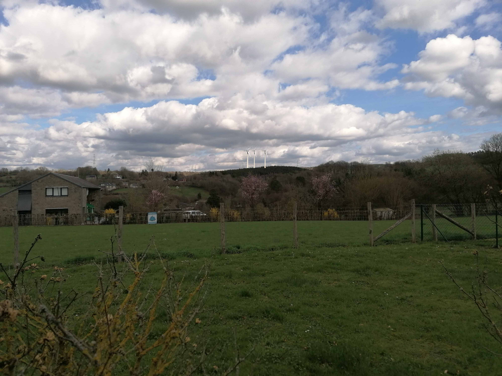 Vue du prédu Fa à Ferrieres.